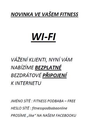 Akce měsíce pro Fitness Podbaba